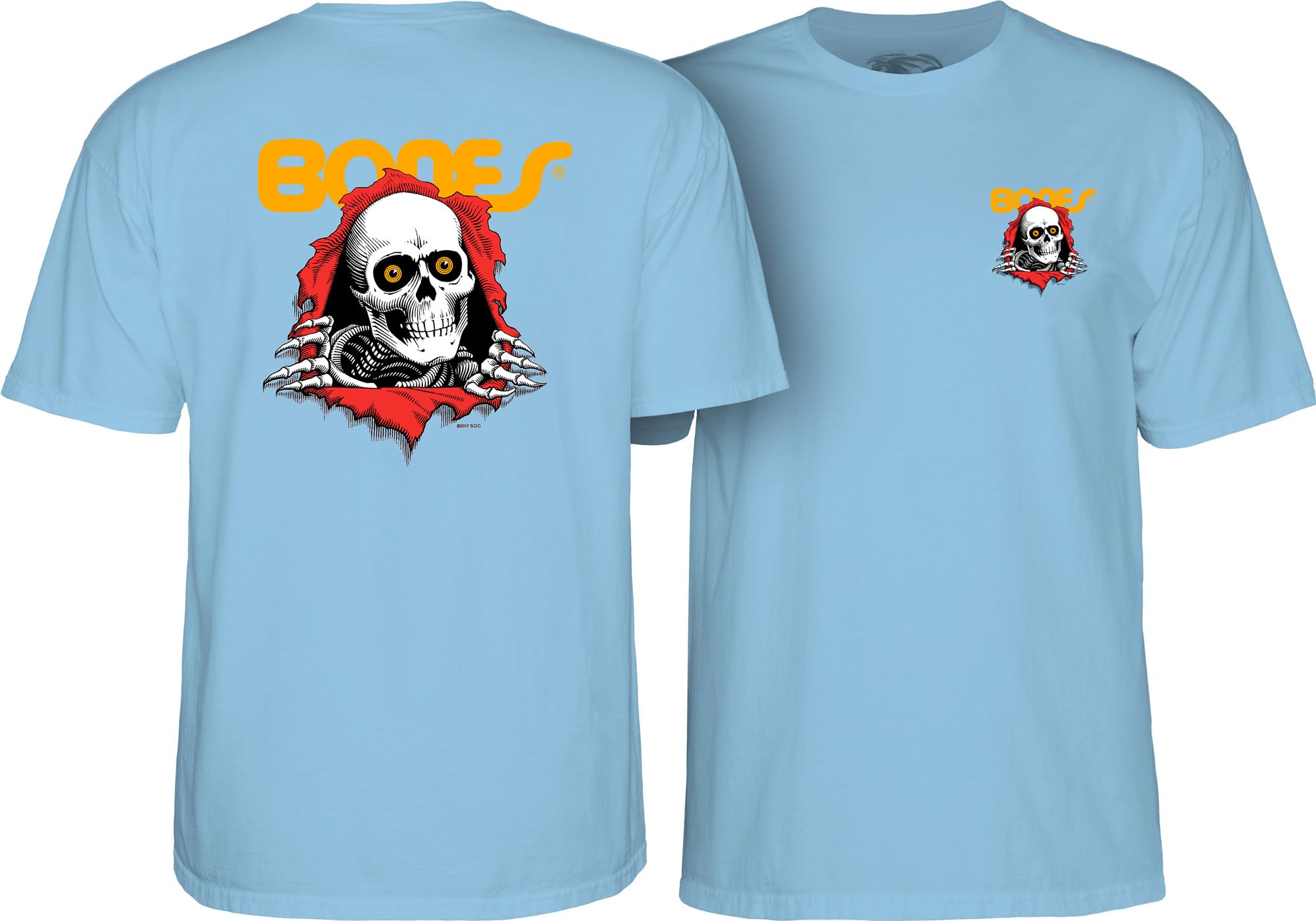 Amazon | POWELL PERALTA パウエル RIPPER ノゾキボーンズ リッパー T